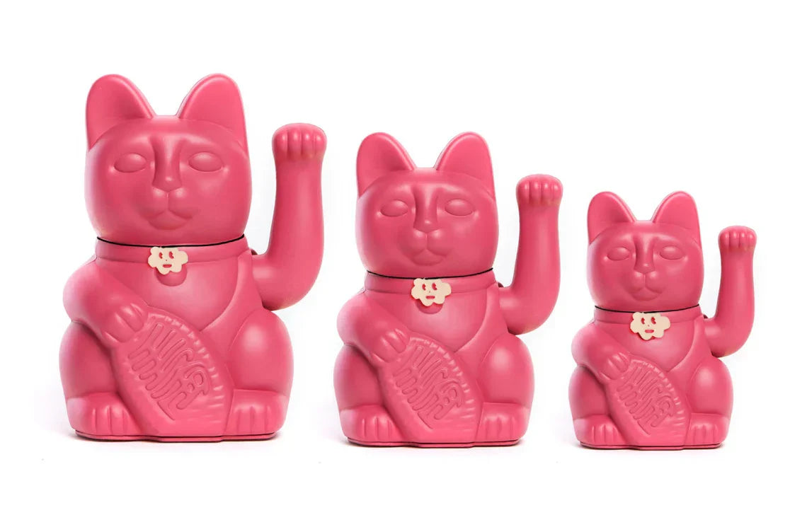 Designcadeau – chat chanceux rouge violet diminuto cielo 