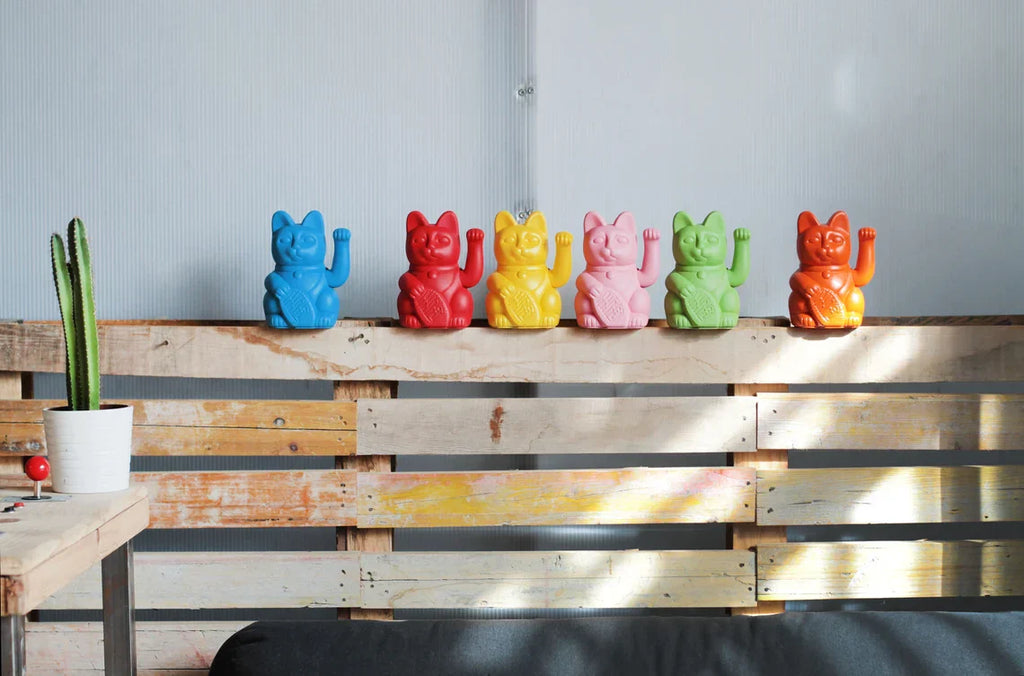 Designcadeau – chat chanceux rouge diminuto cielo 