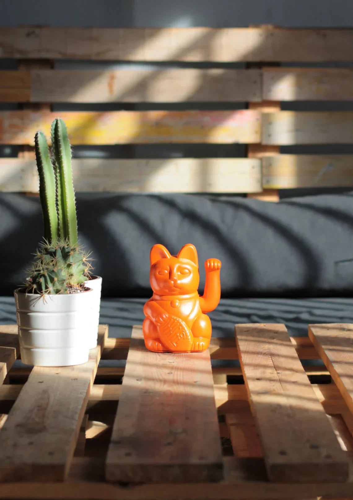 Designcadeau – chat chanceux orange diminuto cielo 