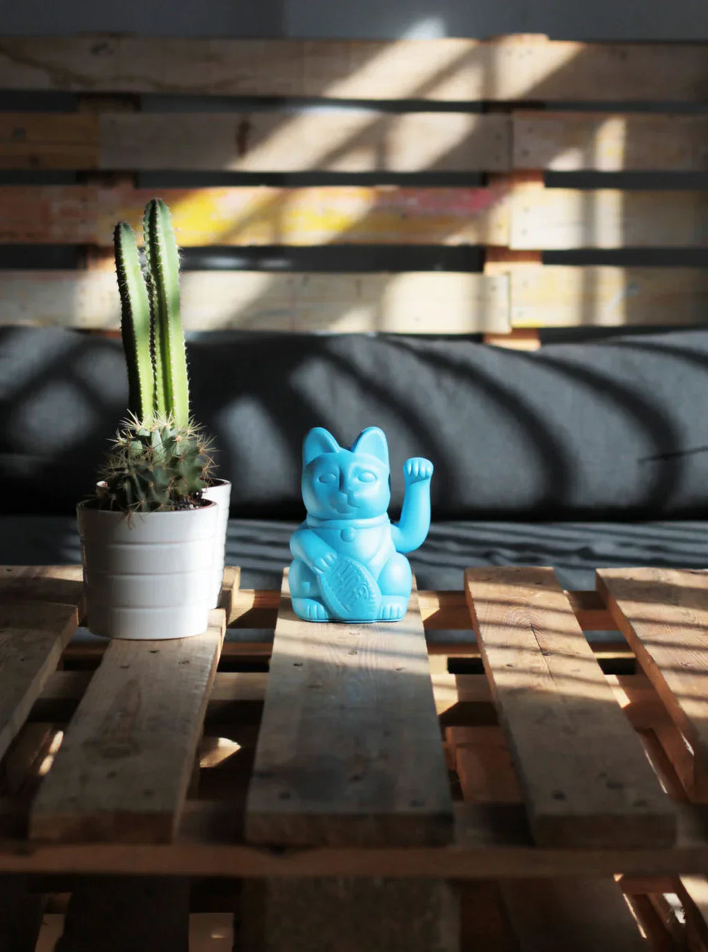 Oggetto regalo di design – chat chanceux bleu ciel diminuto cielo 