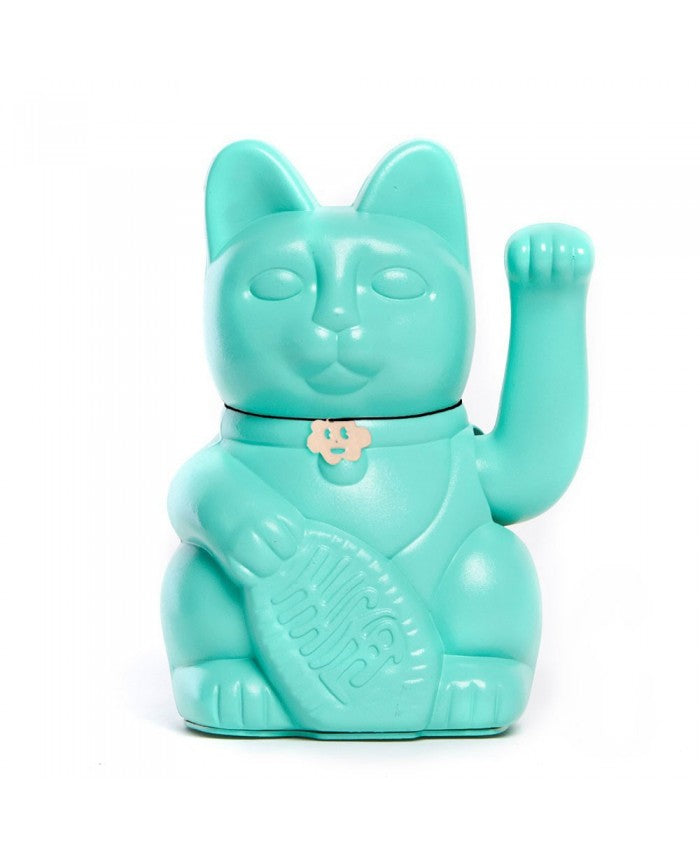 Designcadeau – Chat Chanceux Bleu Aquamarine - le Chat Chanceux