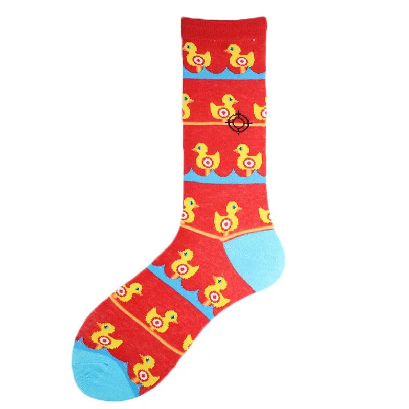 Regalo de diseño – Chaussettes Canards Femme | Paire de chaussettes 35-42 canard de bain