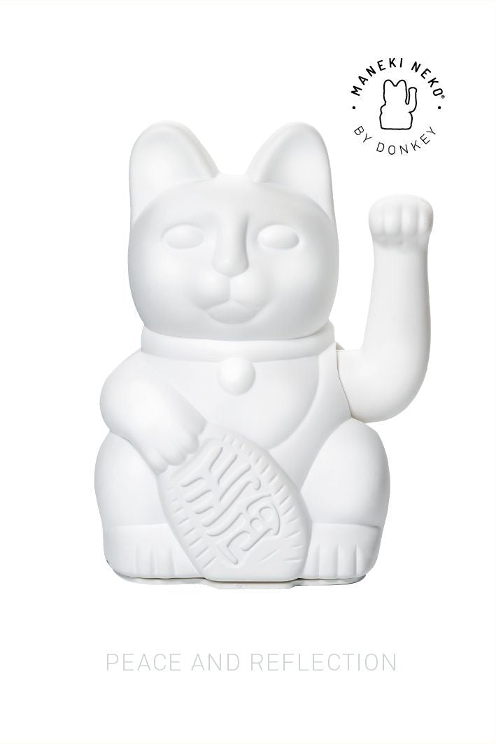 Oggetto regalo di design – Chat Chanceux Blanc - le Chat Chanceux