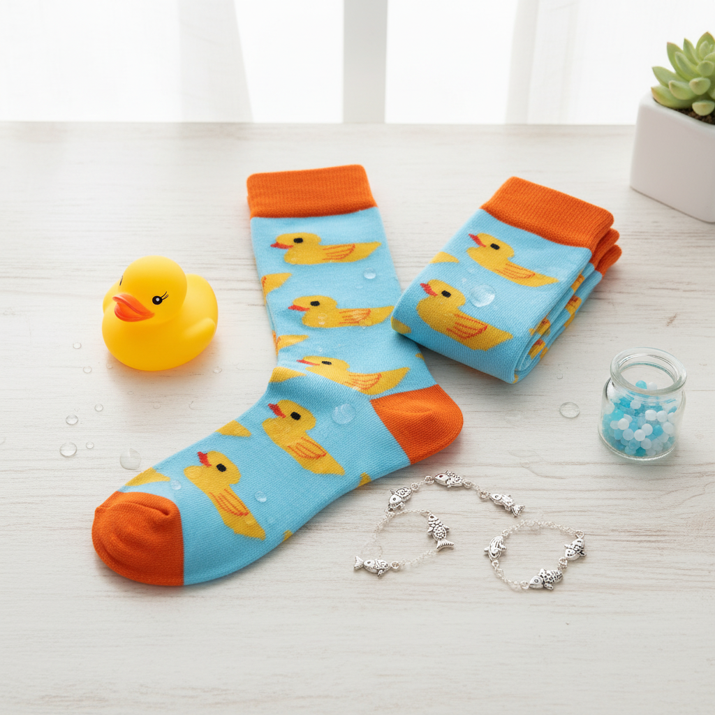Chaussettes Canards Jaunes