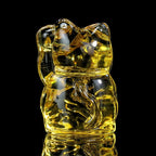 Oggetto regalo di design – Statuette Chat Chanceux Jaune - le Chat Chanceux