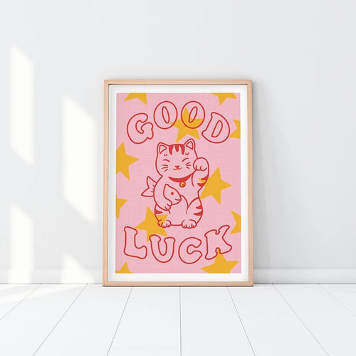 artprint chat chanceux good luck lcc 05968972