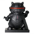 Regalo de diseño – statuette cyber chat chanceux noir 05510220