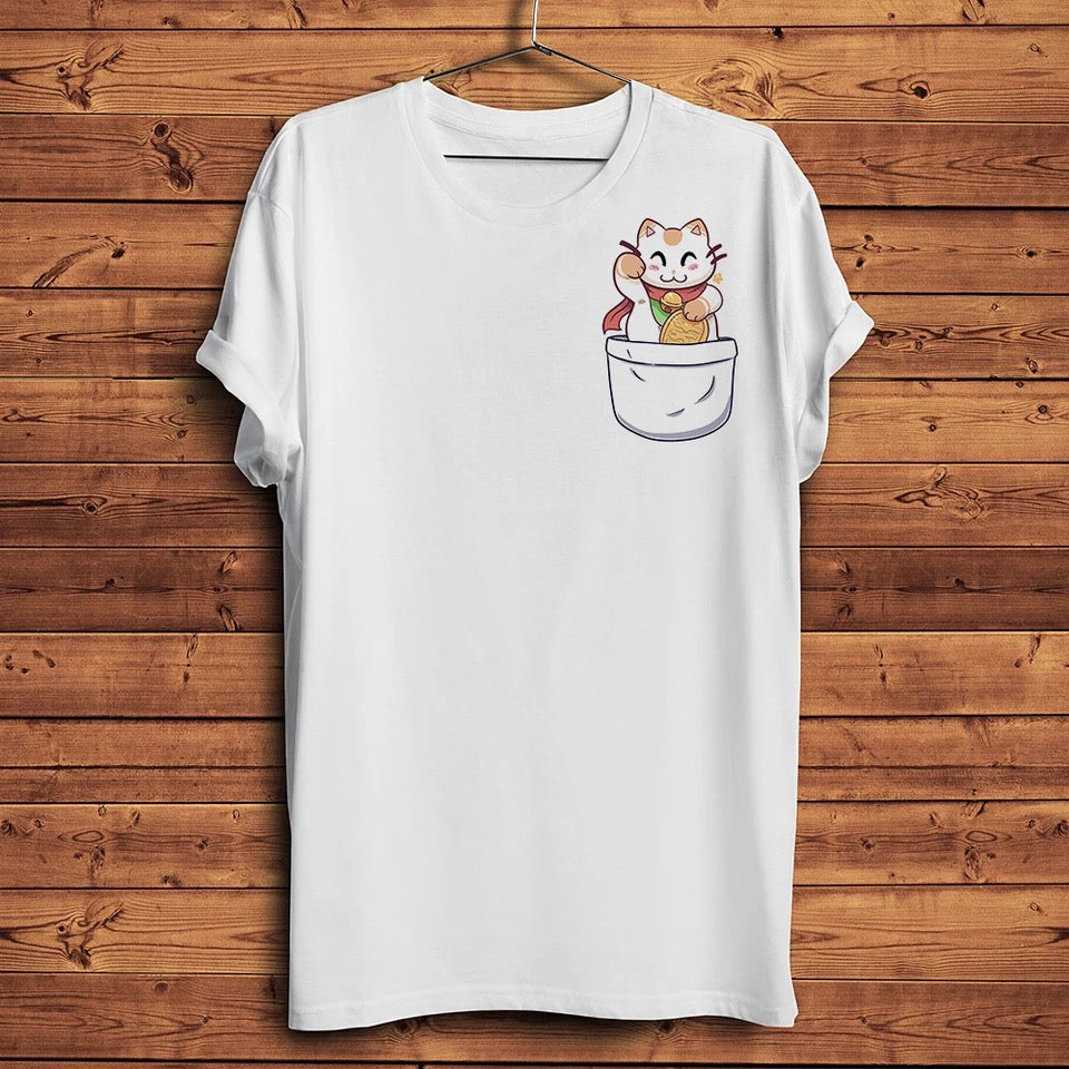 Oggetto regalo di design – t shirt chat chanceux pocket lcc 54465612