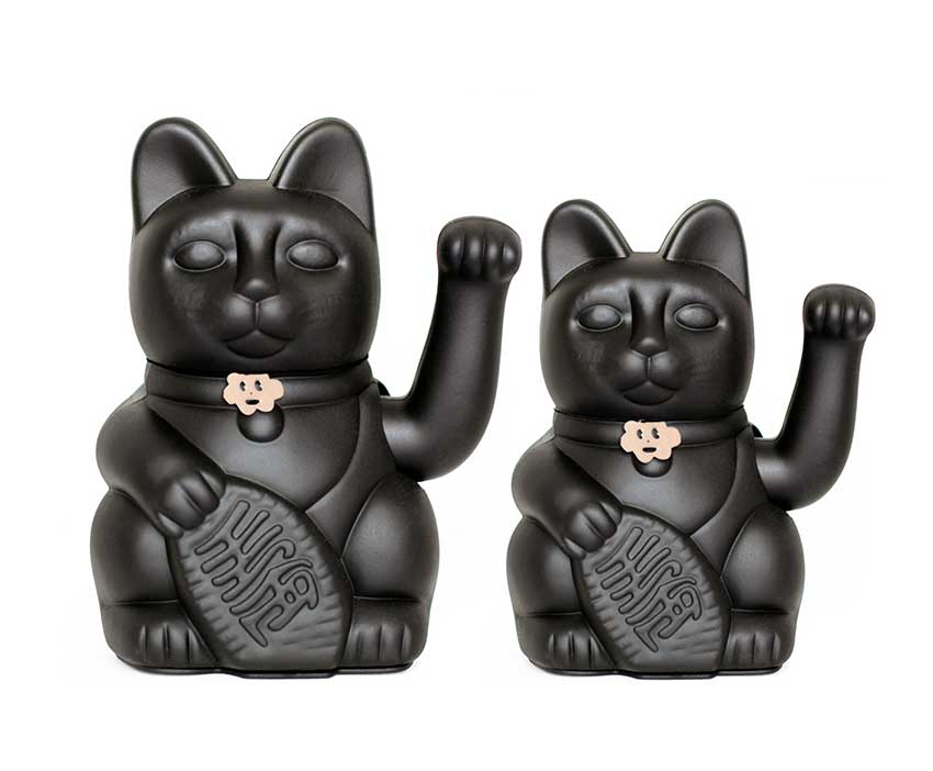 Oggetto regalo di design – Chat Chanceux Noir - le Chat Chanceux
