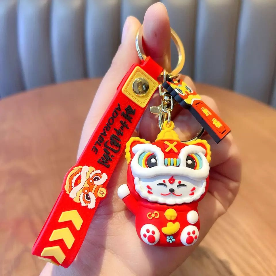 Lucky Cat Keychain