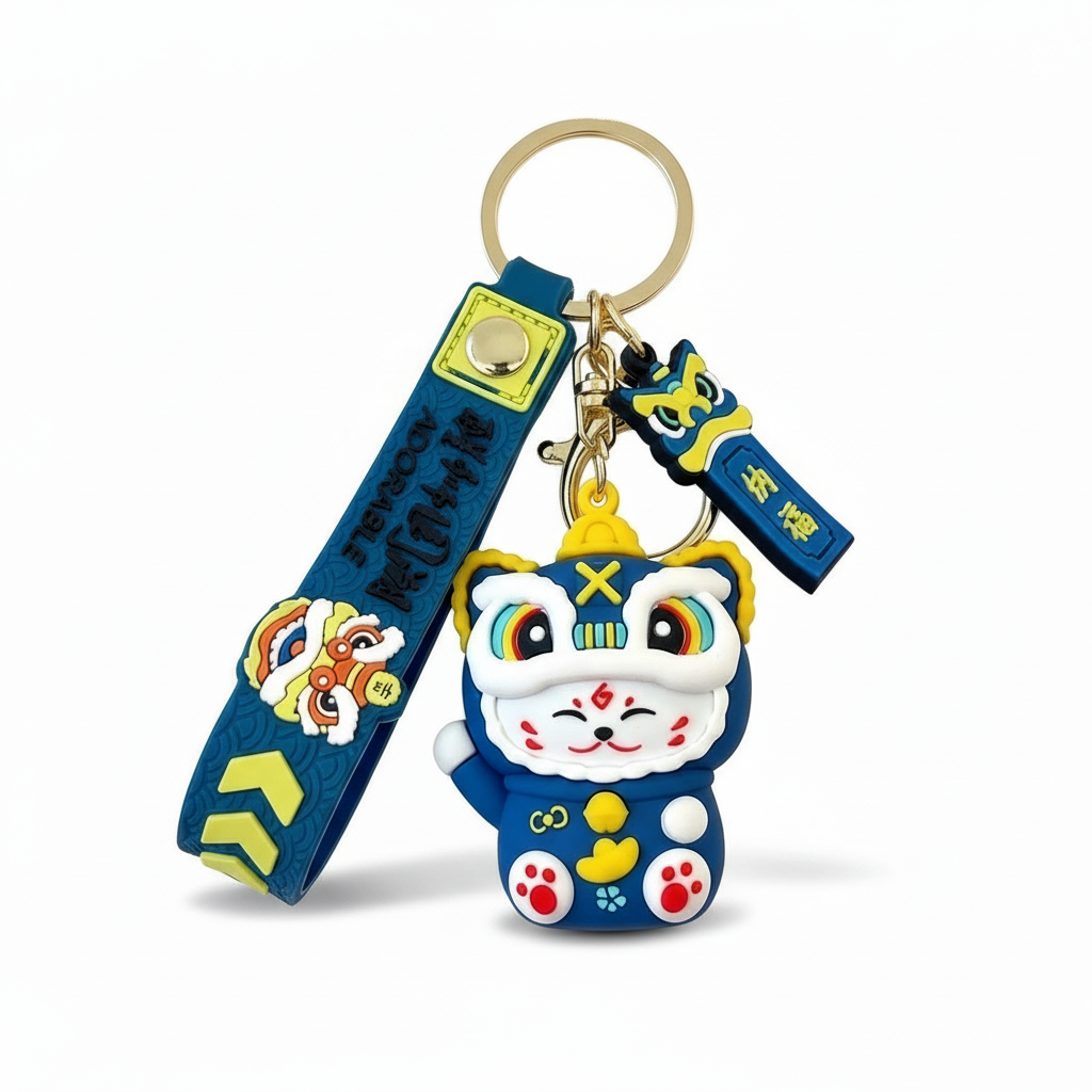 Lucky Cat Keychain