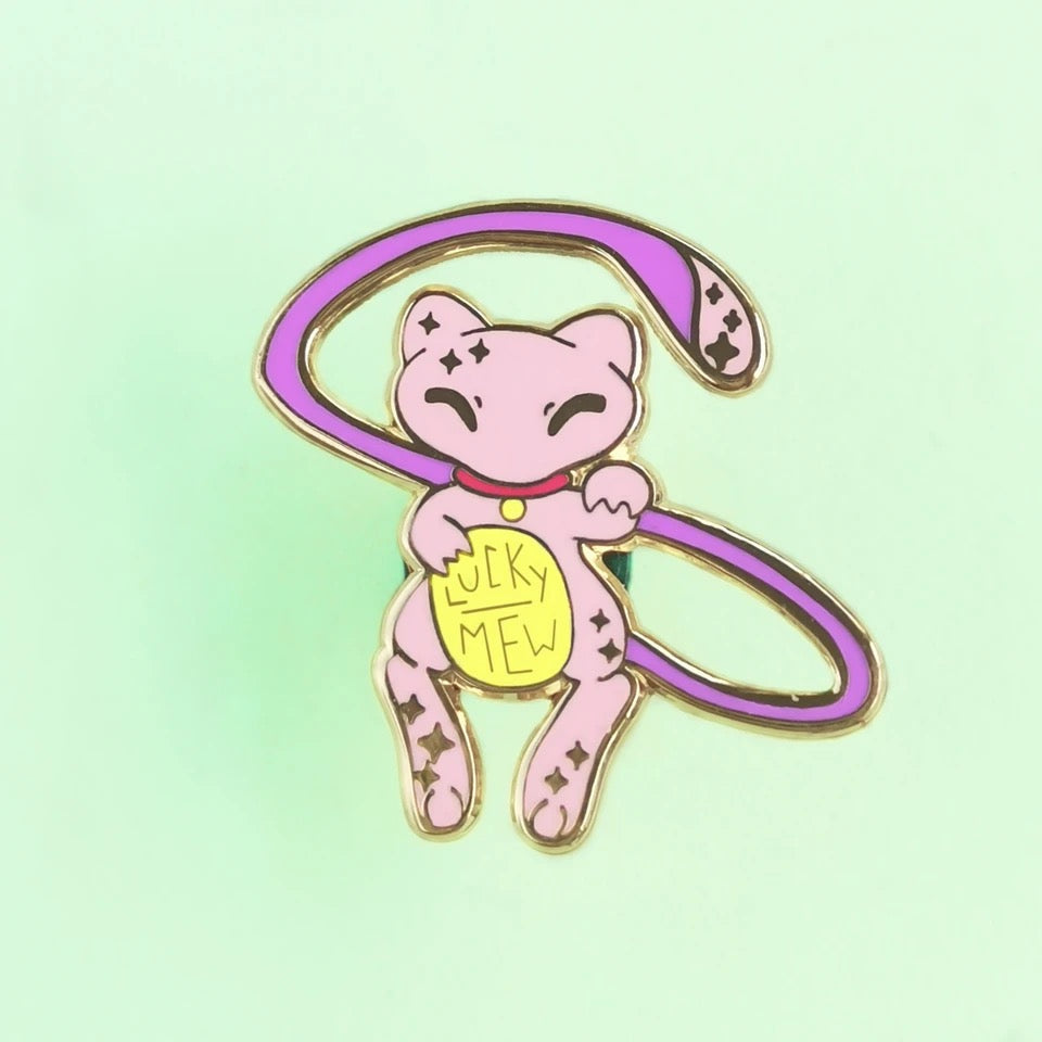 pins chat chanceux lucky mew lcc 