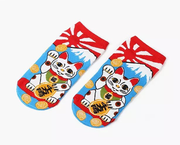 Regalo de diseño – socquettes chat chanceux lcc SOX LCC 006 23065164