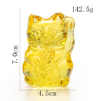 Oggetto regalo di design – Statuette Chat Chanceux Jaune - le Chat Chanceux