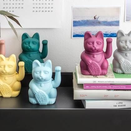 Oggetto regalo di design – Chat Chanceux Vert - le Chat Chanceux