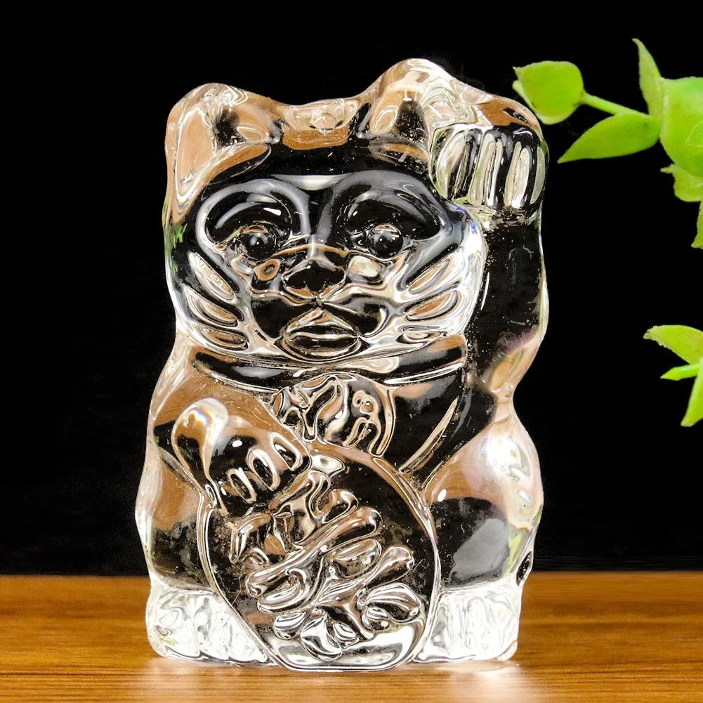 Oggetto regalo di design – Statuette Chat Chanceux Blanc - le Chat Chanceux