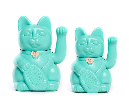 Chat Chanceux Bleu Aquamarine - le Chat Chanceux