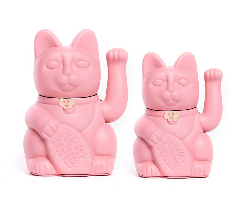 Oggetto regalo di design – chat chanceux rose bubblegum diminuto cielo DC GATETE CHICLE L 87646711