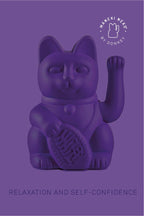 Oggetto regalo di design – chat chanceux violet donkey 