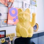 Oggetto regalo di design – Chat Chanceux Jaune - le Chat Chanceux