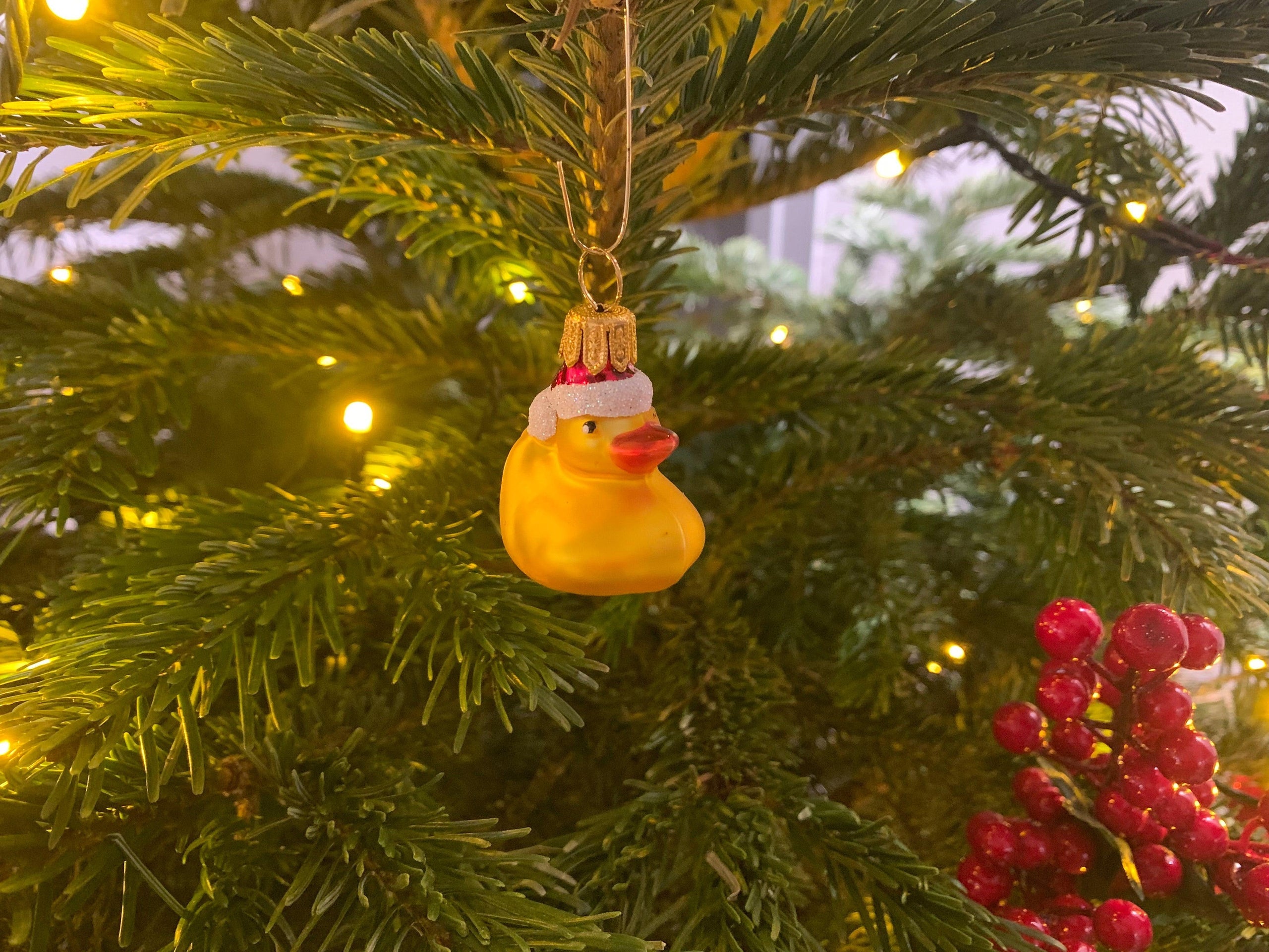 Designcadeau – Boule de Noël Canard de Bain Mrs Twinkle - Canard de Bain