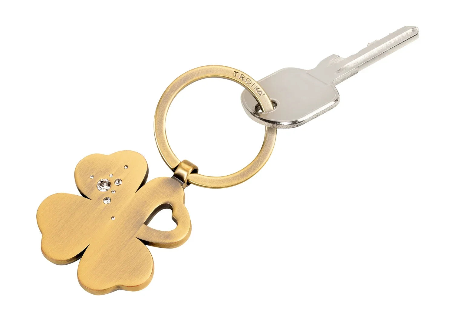 Porte-clés – GIRLS BEST FRIENDS Clover Bronze – détail 2