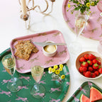 Yellow Leopard Serving Tray - 27x20 cm
