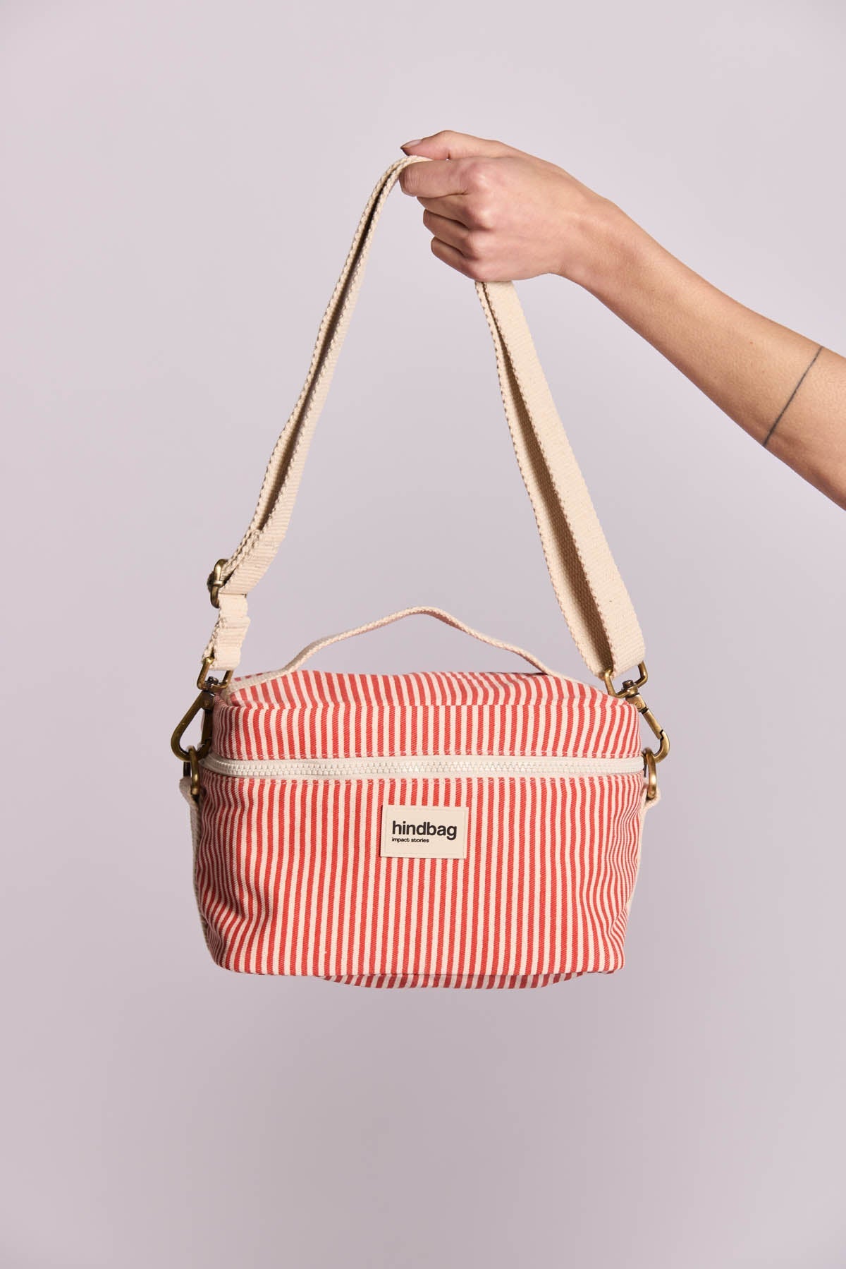 Lunch bag Igor Rayures rouge