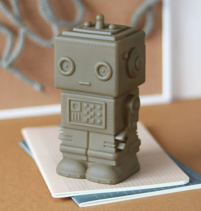 Tirelire Robot Marron – vue 2 – A Little Lovely Company