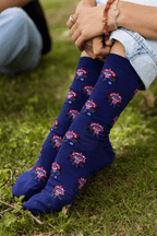 Chaussettes Atlético de Madrid « Indi » – Bleu Marine - Chulé