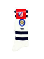Chaussettes Atlético de Madrid « Premier Blason » – Blanc - Chulé