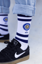Chaussettes Atlético de Madrid « Premier Blason » – Blanc - Chulé