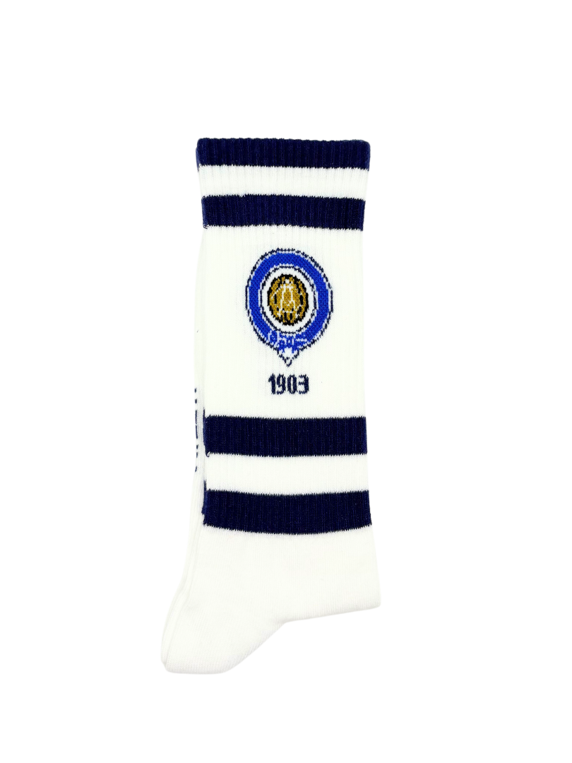 Chaussettes Atlético de Madrid « Premier Blason » – Blanc - Chulé