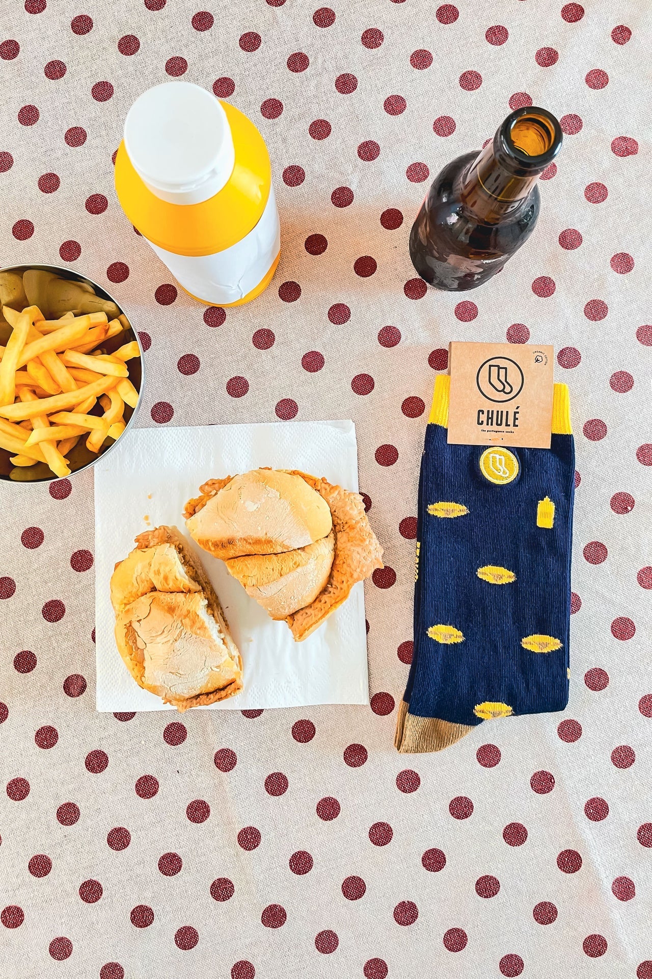 Chaussettes « Bifanas » – Sandwich Portugais - Chulé