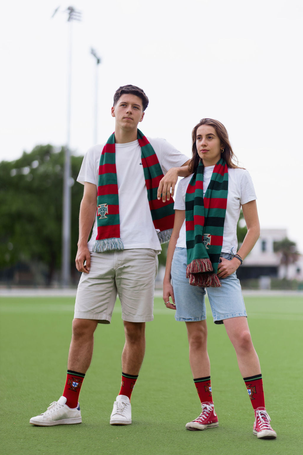 Chaussettes Portugal FPF « Blason » - Chulé