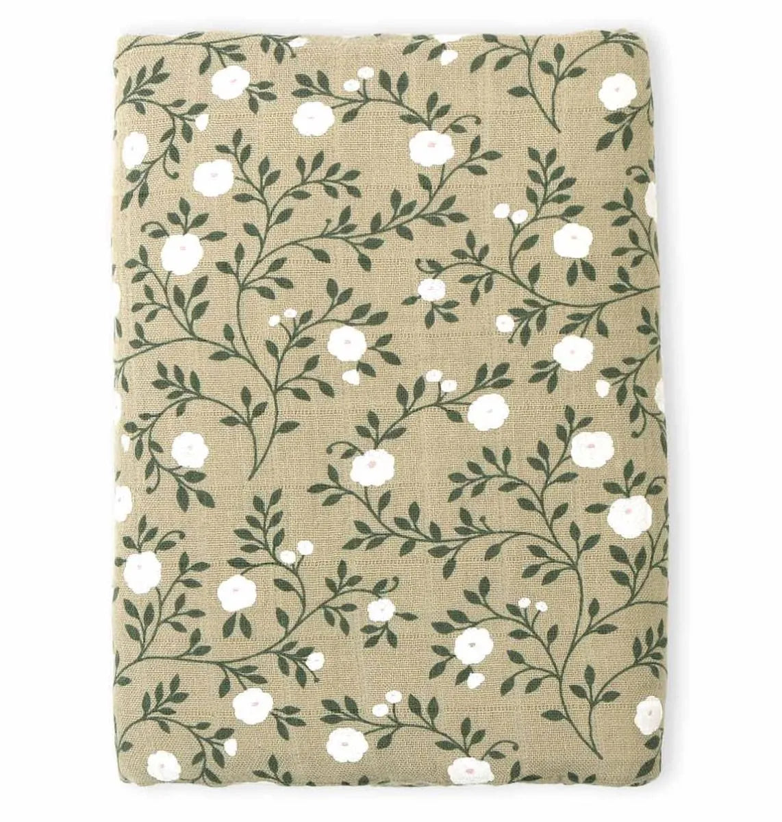 Lange XL en coton bio - Fleurs Sauge – A Little Lovely Company