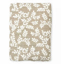 Lange XL en coton bio - Feuilles Taupe – A Little Lovely Company