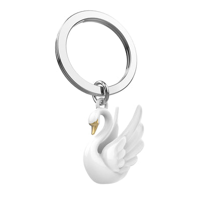 Swan key ring