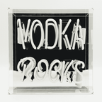 'Vodka Rocks' Neon Box Sign