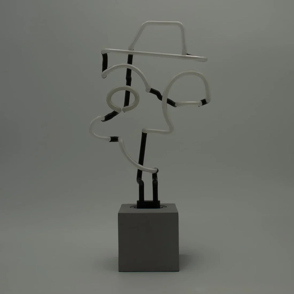 panneau neon wink face locomocean