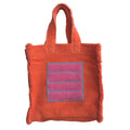 Sac à main textile orange Cell – Oli&Carol x Peter Halley