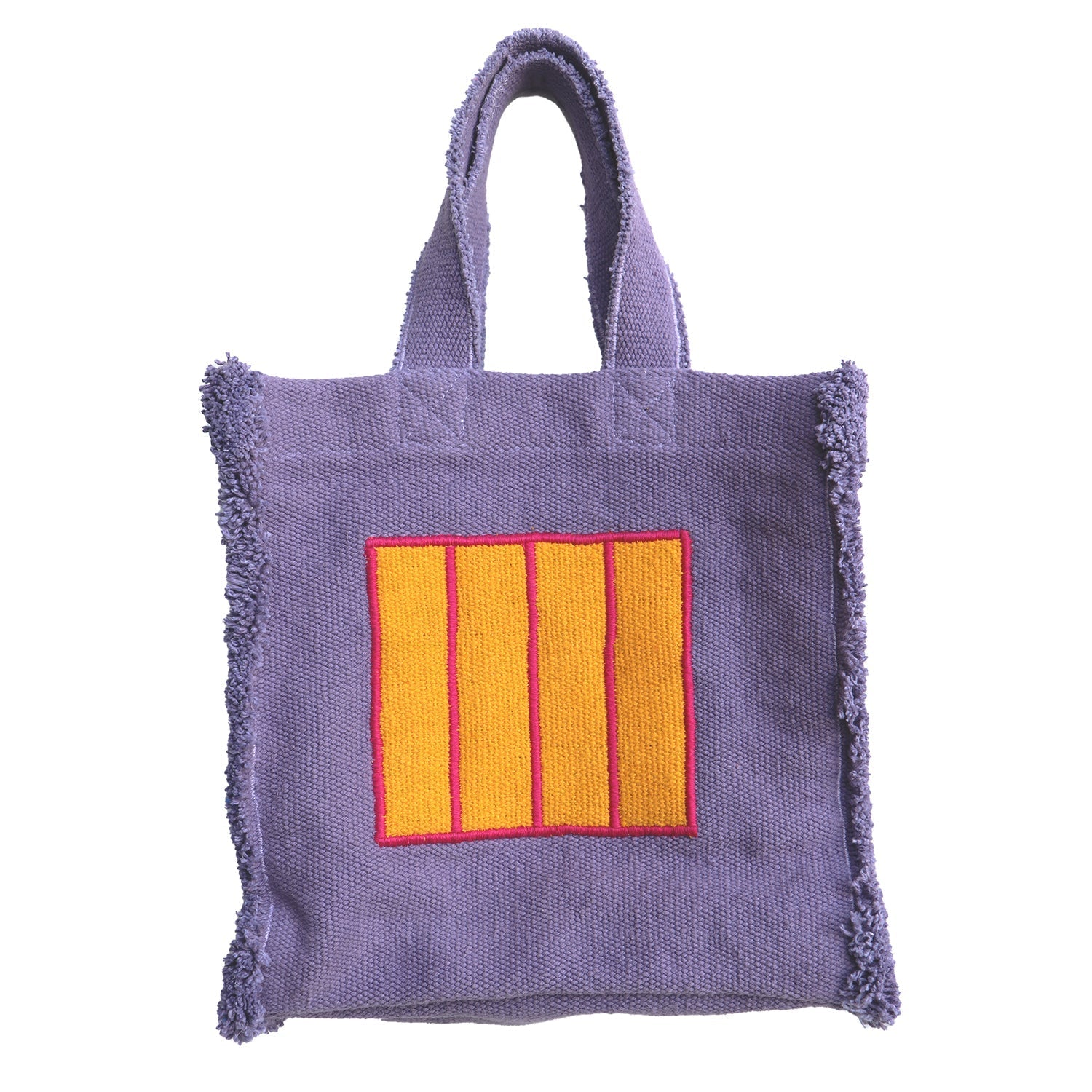Sac à main textile violet Cell – Oli&Carol x Peter Halley