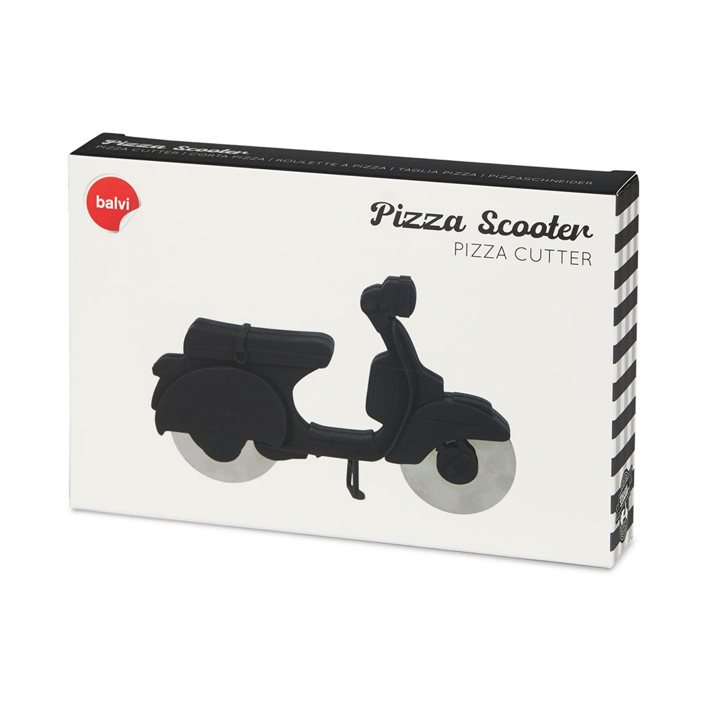 roulette a pizza scooter retro noir balvi 