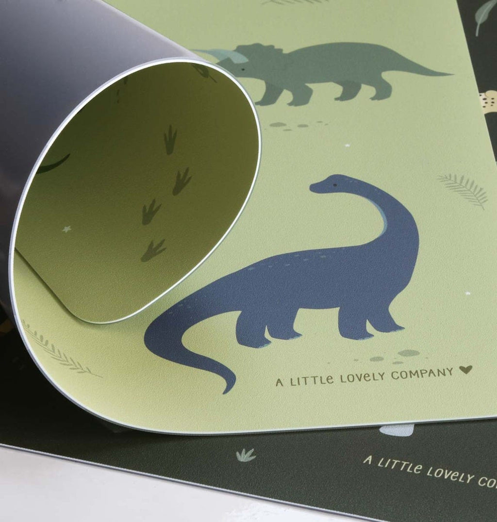Set de table enfant - Dinosaures – vue 4 – A Little Lovely Company