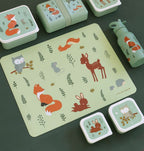 Set de table enfant - Amis de la forêt – vue 2 – A Little Lovely Company