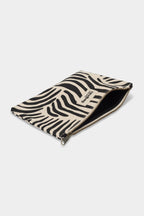 Pochette Ema Zèbre écru