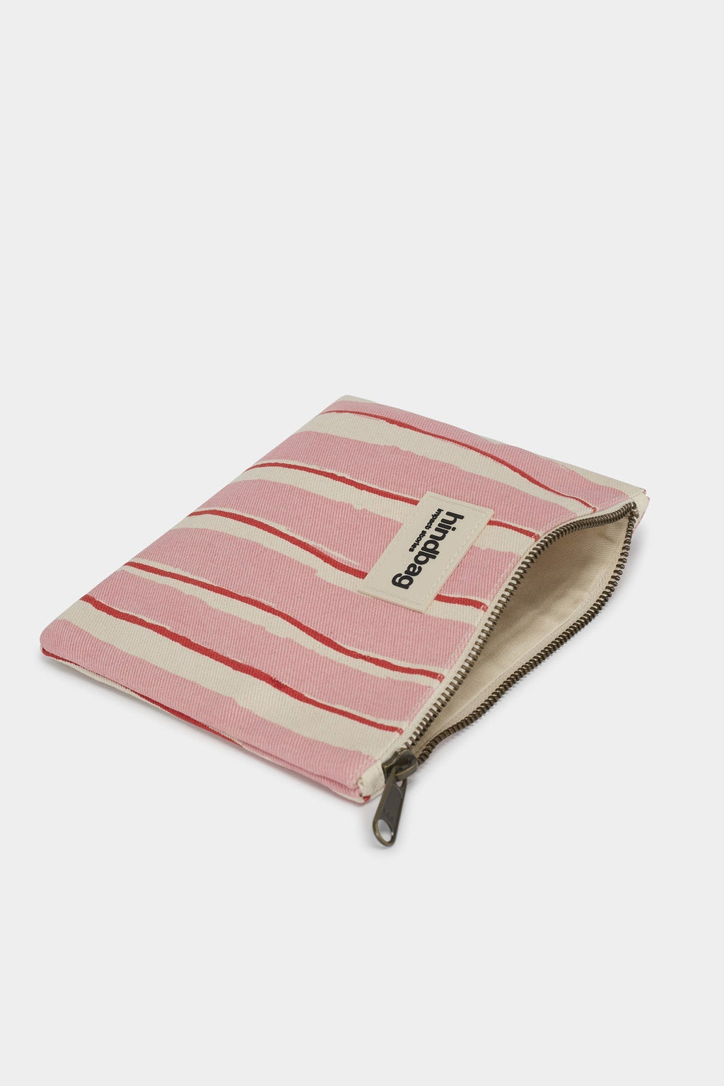 Pochette Lou Rayures Rouge et Rose