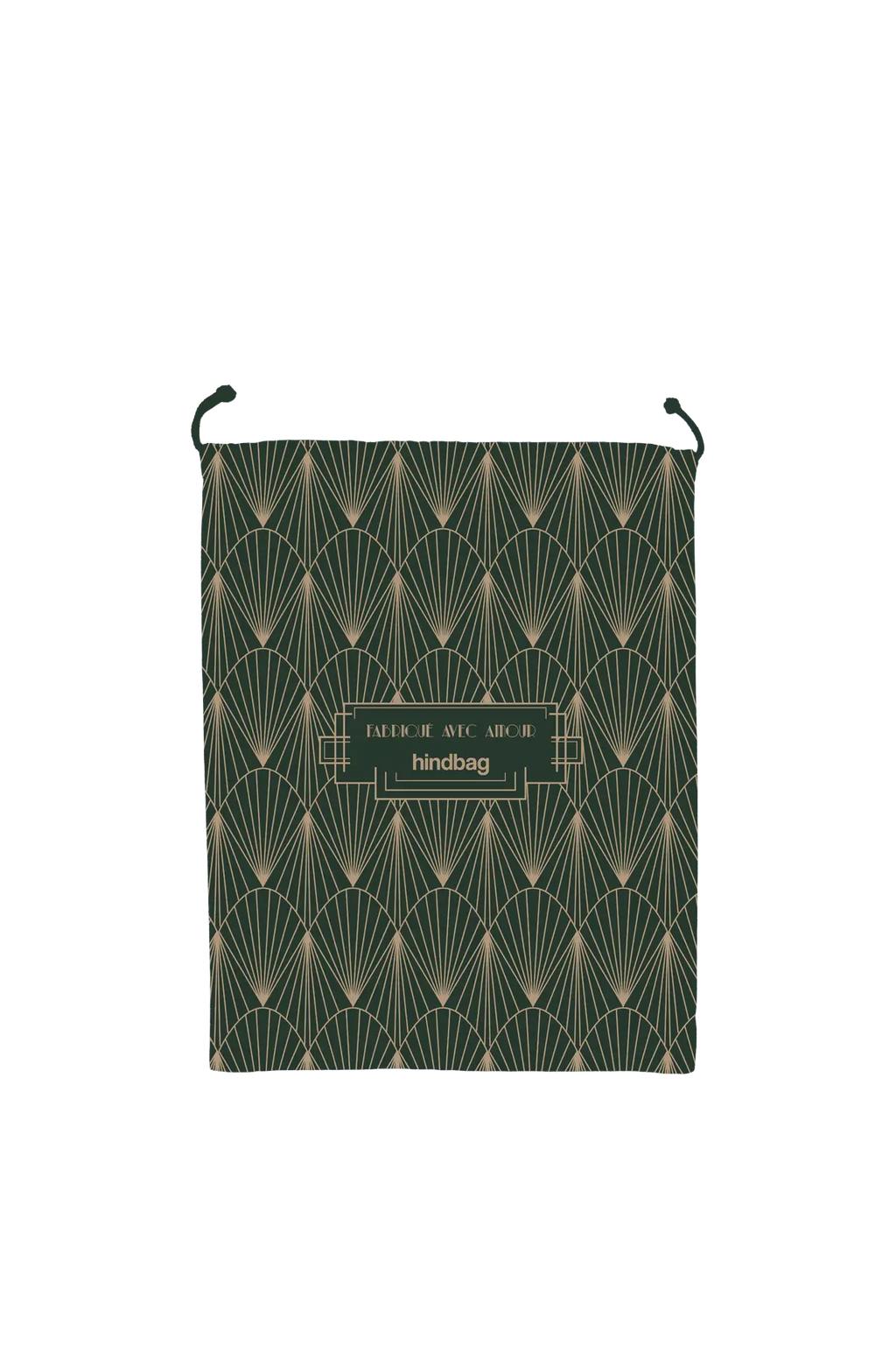 Pochon cadeau réutilisable vert