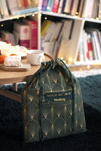 Pochon cadeau réutilisable vert