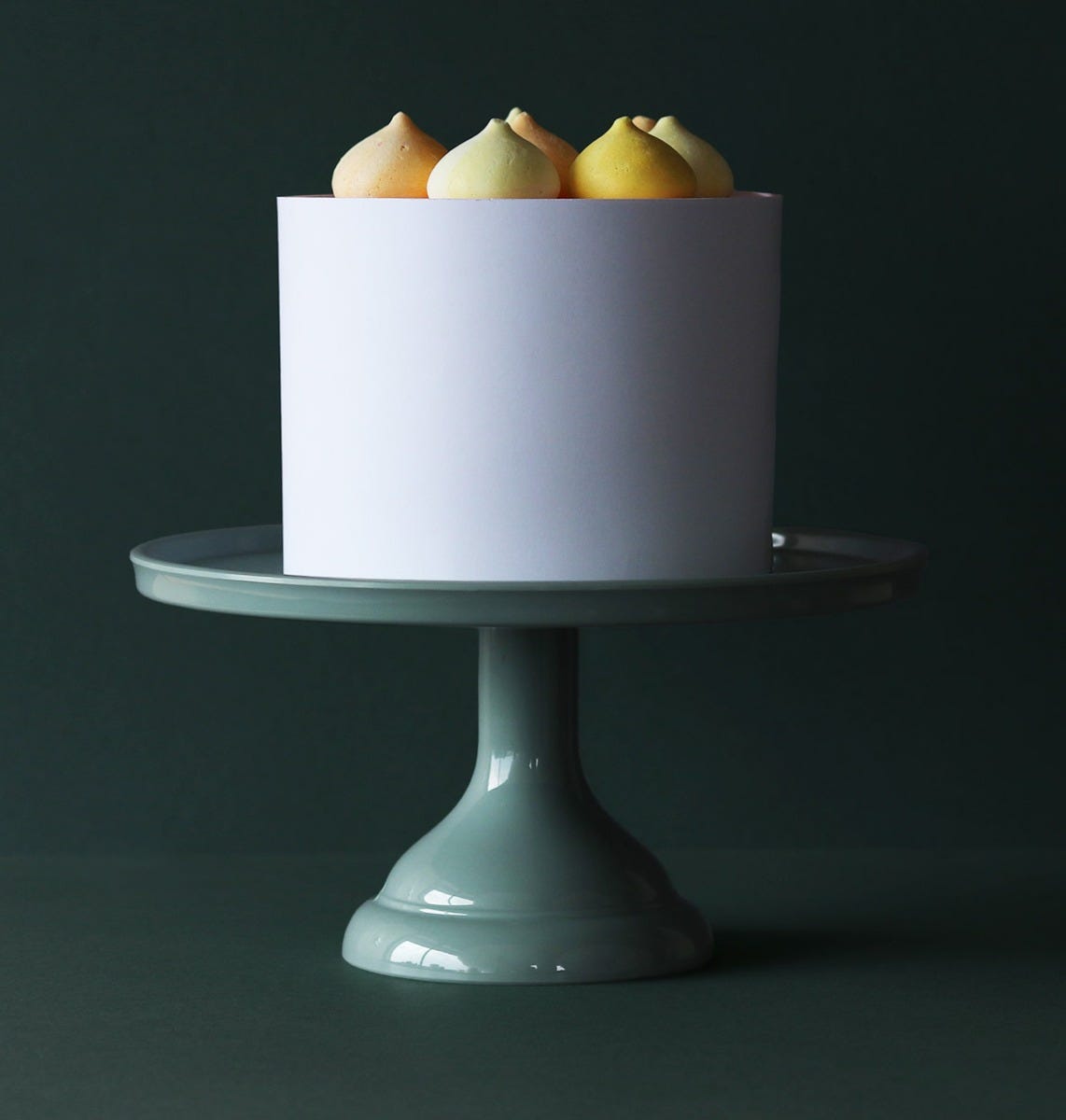 Présentoir à gâteau - petit format - vert sauge – vue 4 – A Little Lovely Company